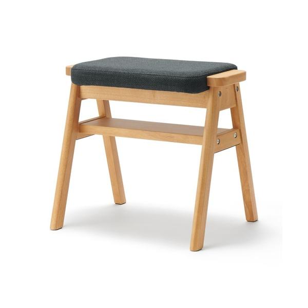 ZOZO問い合わせ番号:93048804ショップ:無印良品，ムジルシリョウヒンブランド:無印良品，ムジルシリョウヒン商品名:再生ポリエステル混　木製スタッキングスツール　チャコール　幅４９．３×奥行３７×高さ４４ｃｍカテゴリ:インテリア&g...
