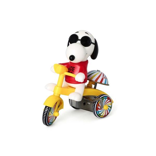 フィギュア Super7 スーパー7 Peanuts スーパーサイクル ジョークール（レッドシャツ／イエロートライク） オブジェ
