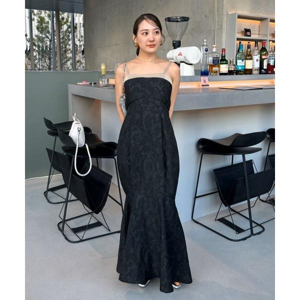 ドレス ジャガードジッパードレス / jacquard zipper dress