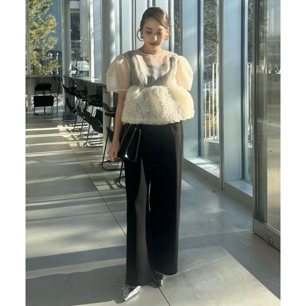 『タイムセール実施中』ZOZO問い合わせ番号:93112930ショップ:ANDRESD，アンドレスドブランド:ANDRESD，アンドレスド商品名:スウェルぺプラムセットアップパンツドレス / swell peplum set up pant...