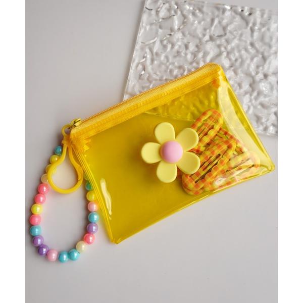 『タイムセール実施中』ZOZO問い合わせ番号:93185104ショップ:RiNc，リンクブランド:Bambin，ボンバン商品名:【 Bambin / ボンバン 】 クリア ビニール フラワー ポーチカテゴリ:財布/小物>ポーチブランド...