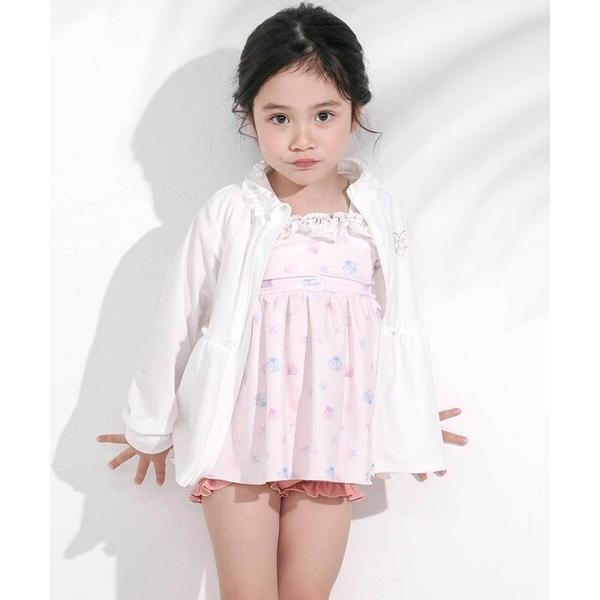 『タイムセール実施中』ZOZO問い合わせ番号:93186634ショップ:BEBE ONLINE STORE，ベベ オンラインストアブランド:SLAP SLIP，スラップスリップ商品名:フルジップフリル襟ラッシュガード(90~130cm)カテ...