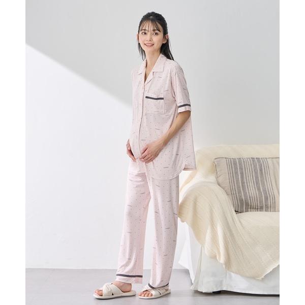 『タイムセール実施中』ZOZO問い合わせ番号:93219090ショップ:cross marche，クロスマルシェブランド:Rosemadame，ローズマダム商品名:【接触冷感】ドット柄パジャマ(産前・産後対応 マタニティ＆授乳服 ルームウェ...
