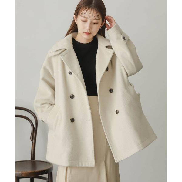 「SENSE OF PLACE by URBAN RESEARCH」 ステンカラーコート ONE アイボリー レディース