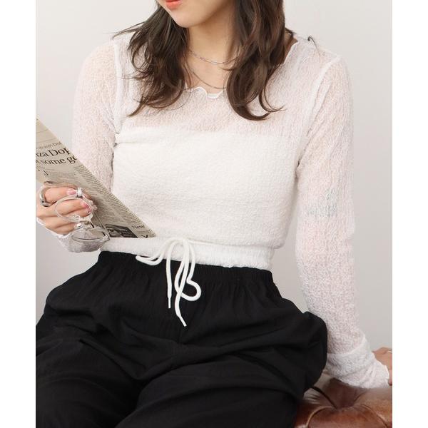 tシャツ ボートネック シアートップ 秋物 秋服 2026年秋冬 レディース