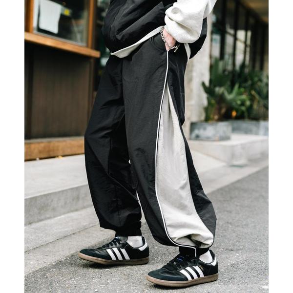 『タイムセール実施中』ZOZO問い合わせ番号:93251826ショップ:Rocky Monroe，ロッキーモンローブランド:Rocky Monroe，ロッキーモンロー商品名:2way ワイドサイドジップ切替ナイロンイージージョガーパンツ ト...