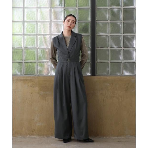 ZOZO問い合わせ番号:93348941ショップ:select MOCA，セレクトモカブランド:select MOCA，セレクトモカ商品名:テーラードウエストボタンオールインワンカテゴリ:ワンピース/ドレス>パンツドレスブランド品番:...