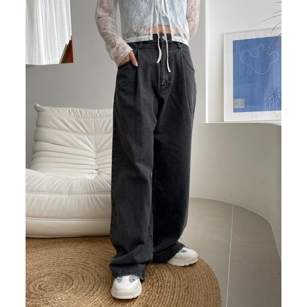 『タイムセール実施中』ZOZO問い合わせ番号:93383421ショップ:WEGO，ウィゴーブランド:WEGO，ウィゴー商品名:WEGO/モチーフデニムタックパンツカテゴリ:パンツ>デニムパンツブランド品番:WE25SM05-L0001...