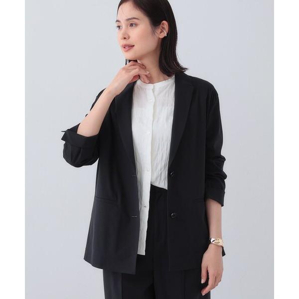 『セール実施中』ZOZO問い合わせ番号:93417409ショップ:INDIVI，インディヴィブランド:INDIVI，インディヴィ商品名:【日本製／SETUP可能】コットン混カーディガンライクジャケットカテゴリ:フォーマルスーツ/小物>...