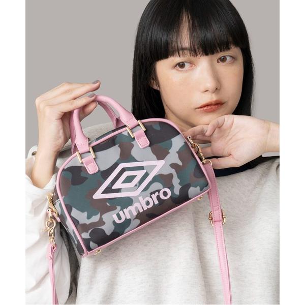 ショルダーバッグ バッグ ミニ 「UMBRO × Casselini」 2WAYプリントミニボストン レディース