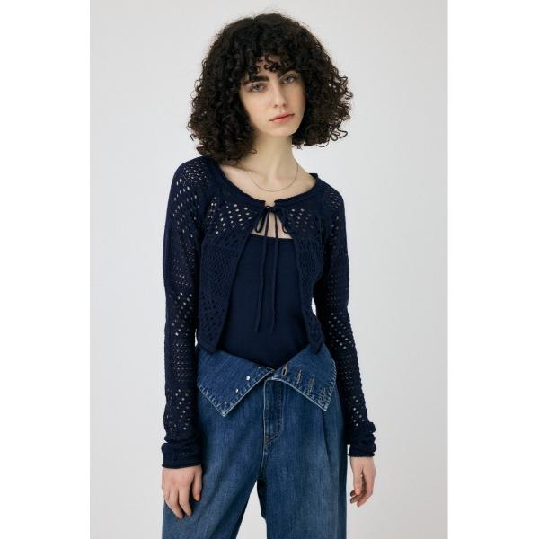 カーディガン OPENWORK KNIT アンサンブル レディース