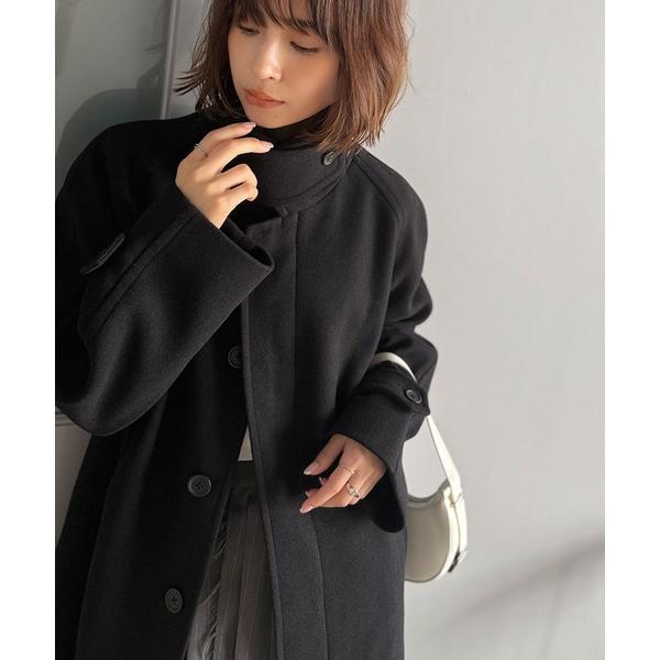 『セール実施中』ZOZO問い合わせ番号:93451492ショップ:Classical Elf，クラシカルエルフブランド:classicalelf，クラシカルエルフ商品名:大人の魅力を引き立てる、上品な一着。ベルト付き比翼メルトンコート（ロン...