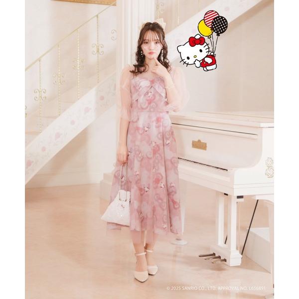 『タイムセール実施中』ZOZO問い合わせ番号:93552434ショップ:AIMER，エメブランド:AIMER，エメ商品名:「ハローキティ」リボンデザインワンピースドレスカテゴリ:ワンピース/ドレス>ドレスブランド品番:0324-5-7...