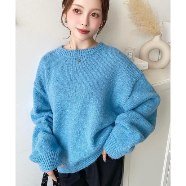 『セール実施中』ZOZO問い合わせ番号:93584808ショップ:moment+，モーメントプラスブランド:moment+，モーメントプラス商品名:モヘアライクベーシックニットプルオーバーカテゴリ:トップス>ニット/セーターブランド品...