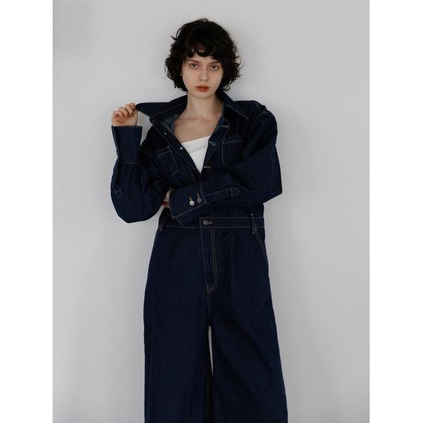 『タイムセール実施中』ZOZO問い合わせ番号:93620471ショップ:Katrin TOKYO，カトリーントーキョーブランド:Katrin TOKYO，カトリーントーキョー商品名:denim jumpsuitカテゴリ:オールインワン・サロ...