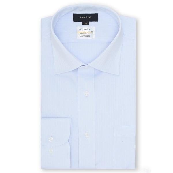 ZOZO問い合わせ番号:93621628ショップ:TAKA-Q，タカキューブランド:TAKA-Q，タカキュー商品名:【形態安定 吸水速乾】タカキュー ワイドカラービジネスドレス 長袖シャツカテゴリ:トップス>ビジネスシャツブランド品番...