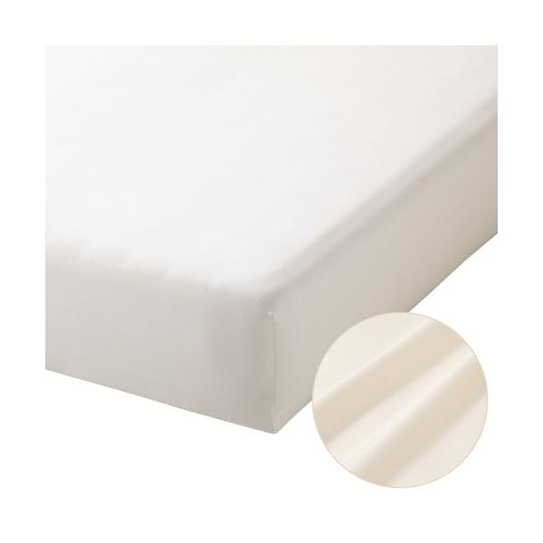 ZOZO問い合わせ番号:93621674ショップ:Francfranc，フランフランブランド:Francfranc，フランフラン商品名:しっとりなめらか　CICA加工 ボックスシーツ シングル アイボリーカテゴリ:インテリア>寝具ブラ...