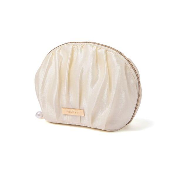 ZOZO問い合わせ番号:93621729ショップ:Francfranc，フランフランブランド:Francfranc，フランフラン商品名:パールシフォン ポーチ S アイボリーカテゴリ:財布/小物>ポーチブランド品番:110608006...