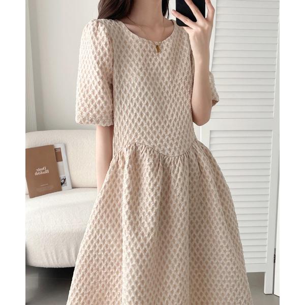 『タイムセール実施中』ZOZO問い合わせ番号:93622551ショップ:ABITOKYO，アビトーキョーブランド:ABITOKYO，アビトーキョー商品名:ダイヤ柄ジャガードAラインワンピースカテゴリ:ワンピース/ドレス>ワンピースブラ...