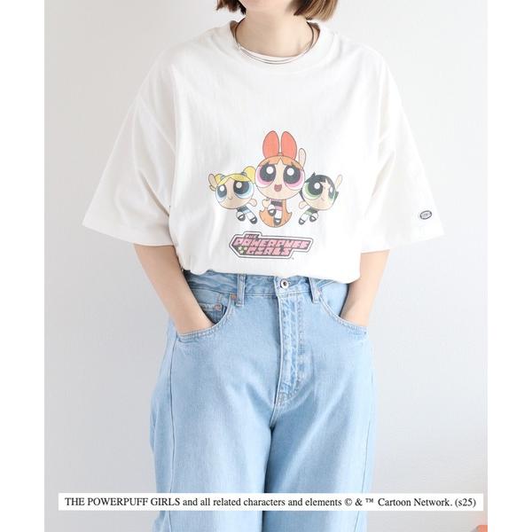tシャツ 半袖 「DISCUS ATHLETIC」キャラクタープリント Tee パワーパフ ガールズ＆チキチキマシン猛レース レディース メンズ