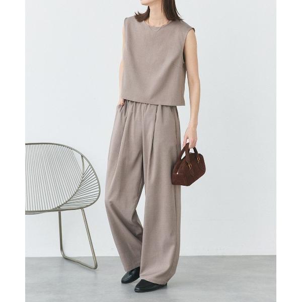 『タイムセール実施中』ZOZO問い合わせ番号:93626847ショップ:improves，インプローブスブランド:ad thie，アドティエ商品名:ノースリーブ トップス ロングパンツ セットアップカテゴリ:ジャケット/アウター>セッ...