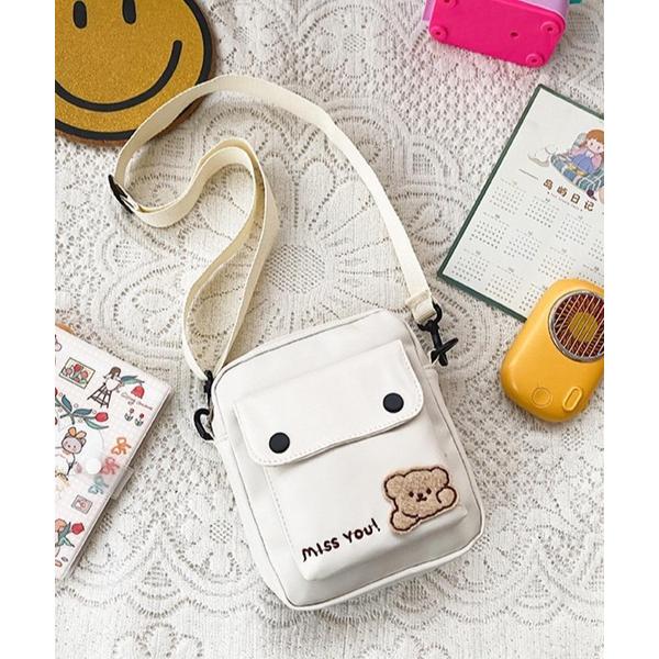 『タイムセール実施中』ZOZO問い合わせ番号:93626968ショップ:VIBGYOR，ヴィブジョーブランド:VIBGYOR，ヴィブジョー商品名:lulunoix/くまショルダーバッグ N15387カテゴリ:バッグ>ショルダーバッグブ...