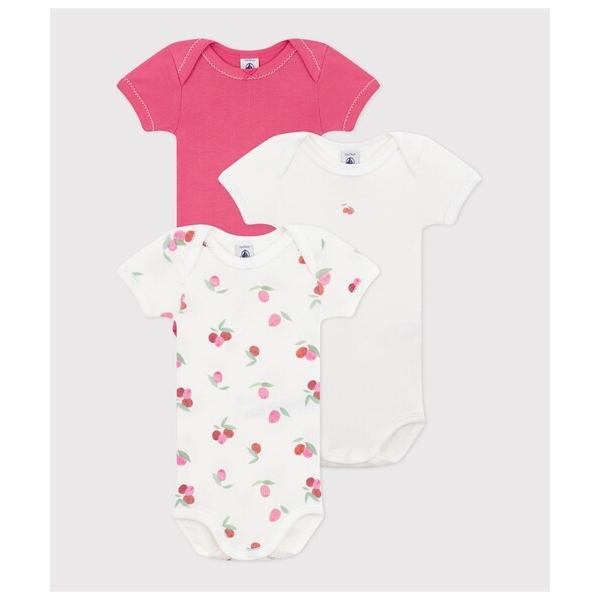 『セール実施中』※このアイテムは返品・交換対象外商品です。ZOZO問い合わせ番号:93693218ショップ:PETIT BATEAU，プチバトーブランド:PETIT BATEAU，プチバトー商品名:半袖ボディ３枚組カテゴリ:ママ＆ベビー&g...