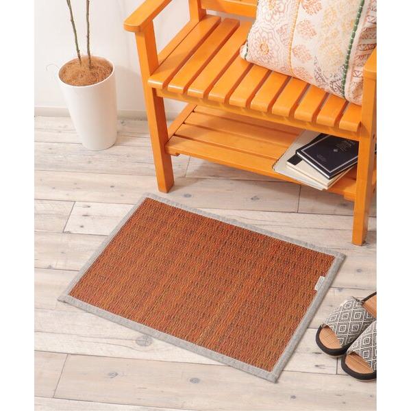 『タイムセール実施中』ZOZO問い合わせ番号:93695992ショップ:Lbc with Life，エルビーシー ウィズライフブランド:LBC，エルビーシー商品名:レリッシュカラーい草マット 44×60カテゴリ:インテリア>ラグ/マッ...