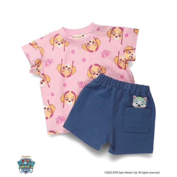 ※このアイテムは返品・交換対象外商品です。ZOZO問い合わせ番号:93792471ショップ:branshes，ブランシェスブランド:branshes，ブランシェス商品名:【PAW PATOROL（パウ・パトロール）】総柄プリント半袖Tシャツ...