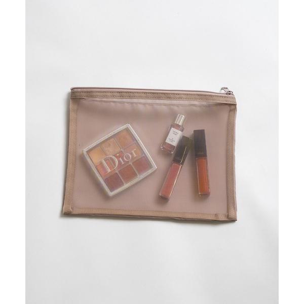 『タイムセール実施中』ZOZO問い合わせ番号:93793923ショップ:SETUP7，セットアップセブンブランド:SETUP7，セットアップセブン商品名:【SETUP7】メッシュフラットポリポーチ（M）メイクポーチ・バッグ収納・コンパクトポ...