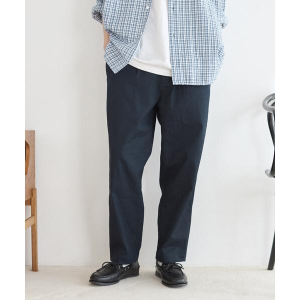 ワイドパンツ チノパン Firsthand/ファーストハンド ワイドシルエット ドロストチノパンツ / テーパードシルエット イージーチノパンツ メンズ