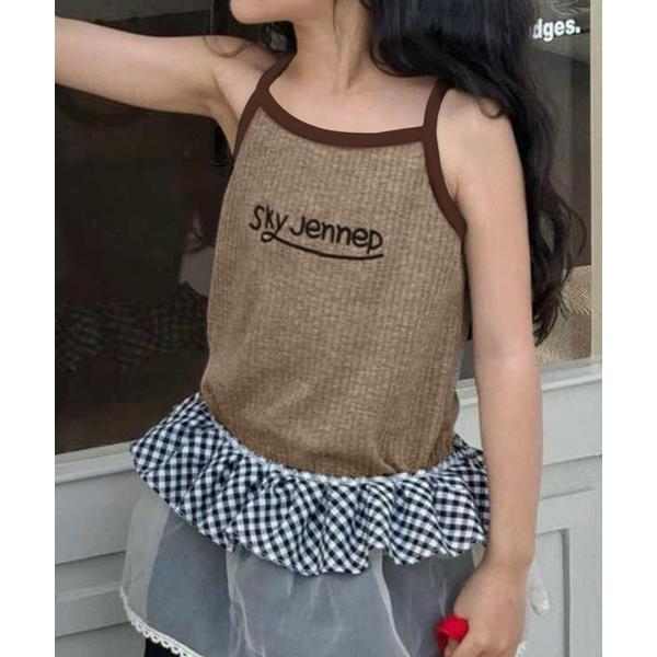 『タイムセール実施中』ZOZO問い合わせ番号:93830002ショップ:aimoha，アイモハブランド:aimoha，アイモハ商品名:ロゴキャミソールカテゴリ:トップス>ベストブランド品番:mommhyx55a素材:綿95% ポリウレ...