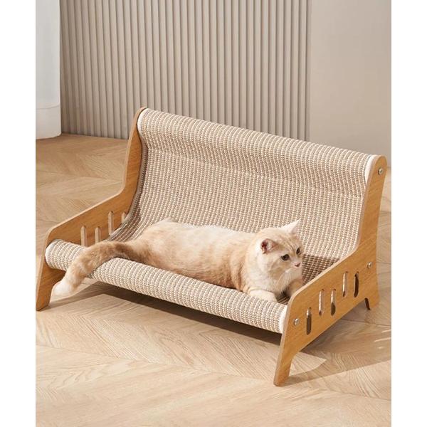 『タイムセール実施中』※このアイテムは返品・交換対象外商品です。ZOZO問い合わせ番号:93830256ショップ:aimoha，アイモハブランド:aimoha，アイモハ商品名:2WAY　爪研ぎ　ペットベンチカテゴリ:ペットグッズ>ペッ...