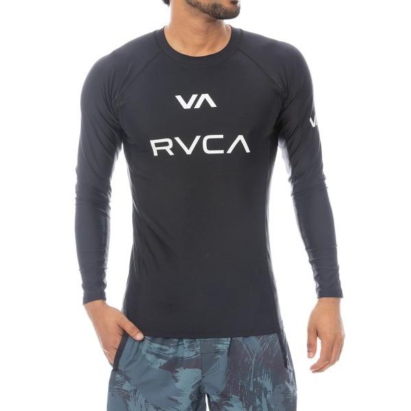 『セール実施中』ZOZO問い合わせ番号:93862651ショップ:BILLABONG，ビラボンブランド:RVCA，ルーカ商品名:RVCA メンズ 【VA SPORT】 VA RVCA RASH LS 長袖ラッシュガード 【2025年春夏モデ...