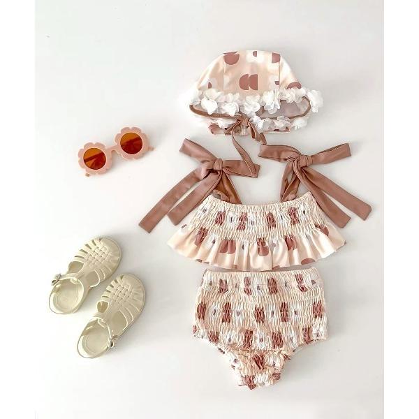 『タイムセール実施中』※このアイテムは返品・交換対象外商品です。ZOZO問い合わせ番号:93862777ショップ:RiNc，リンクブランド:Bambin，ボンバン商品名:【 Bambin / ボンバン 】 レトロ ガーリー フリル ビキニ ...