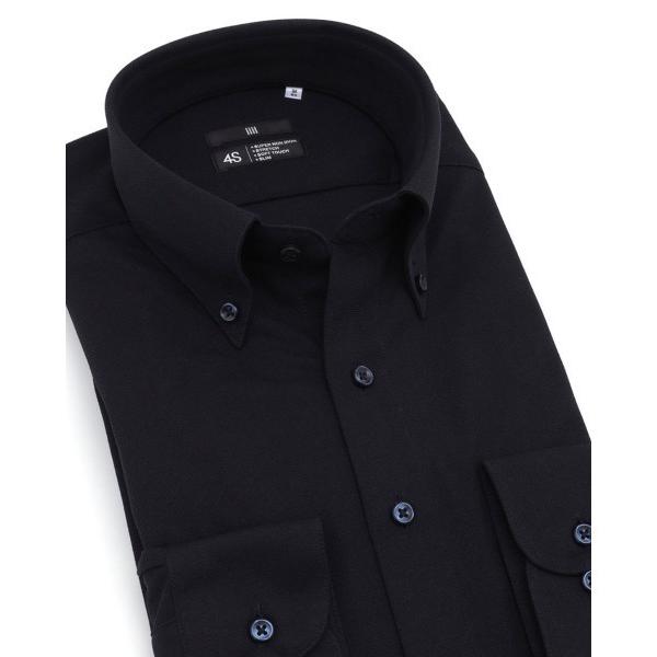 『セール実施中』ZOZO問い合わせ番号:93864980ショップ:SUIT SELECT，スーツセレクトブランド:SUIT SELECT，スーツセレクト商品名:【スーパーノンアイロン・ストレッチ・速乾】【長袖】【BLACK LINE】ボタン...