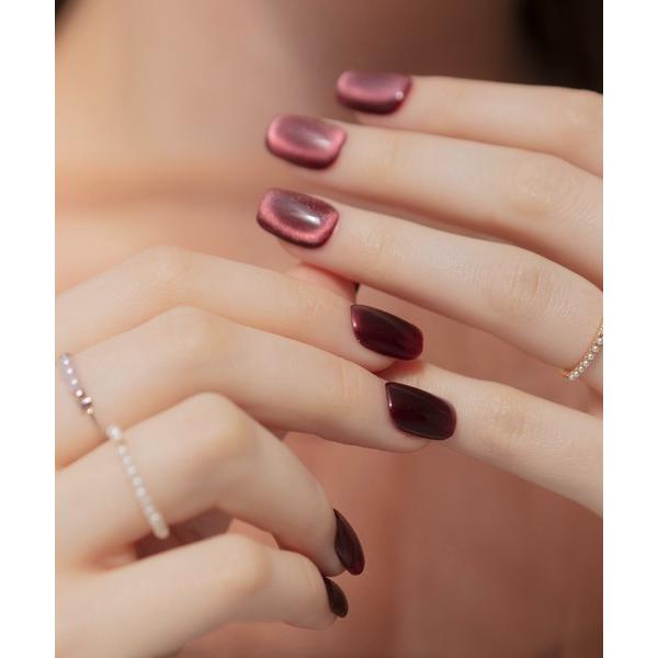 ※このアイテムは返品・交換対象外商品です。コスメ商品ZOZO問い合わせ番号:93897042ショップ:Anail，エーネイルブランド:Anail，エーネイル商品名:3D水光ネイルダークレッドワンカラーマグネットショートスクエアネイルチップカ...