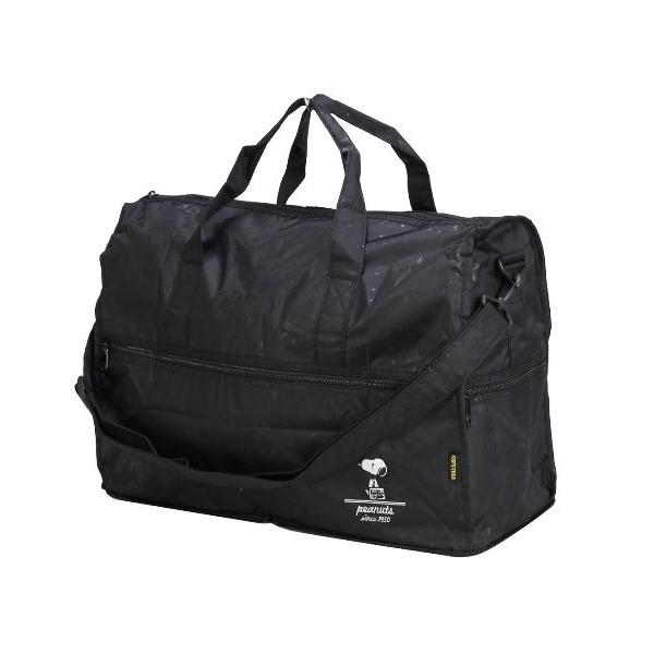 他サイト： トートバッグ スヌーピー ハピタス 折りたたみボストンバッグ スターブラック SIFF レディースの商品画像