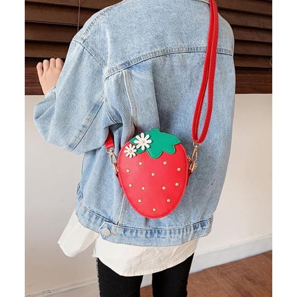 『タイムセール実施中』ZOZO問い合わせ番号:93898911ショップ:VIBGYOR，ヴィブジョーブランド:VIBGYOR，ヴィブジョー商品名:lulunoix/いちごショルダーバッグ N15195カテゴリ:バッグ>ショルダーバッグ...