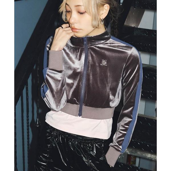 『タイムセール実施中』ZOZO問い合わせ番号:93930521ショップ:DURAS，デュラスブランド:DURAS，デュラス商品名:クロップベロアトラックジャケットカテゴリ:トップス>ジャージブランド品番:db0033素材:ポリエステル...