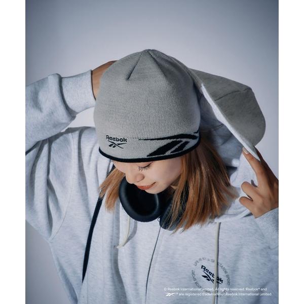 「Reebok」 ニットキャップ ONE SIZE ライトグレー メンズ