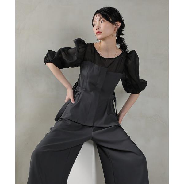 『タイムセール実施中』ZOZO問い合わせ番号:94027646ショップ:Kana，カナブランド:Kana，カナ商品名:ビスチェペプラムトップス パンツ セットアップ ドレス パーティー  結婚式 お呼ばれ オケージョンカテゴリ:ワンピース/...