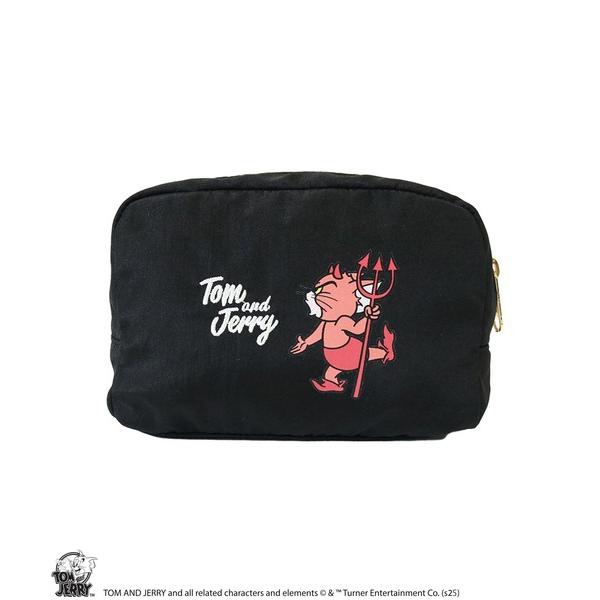 ポーチ 「公式」TOM and JERRY 天使と悪魔リバーシブルポーチ レディース
