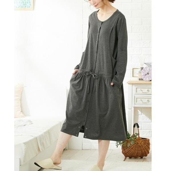 ZOZO問い合わせ番号:94028105ショップ:nissen，ニッセンブランド:QUNTSTYLE，キュントスタイル商品名:【マタニティウエア】ロンパースにもなる２ＷＡＹマタニティワンピースパジャマ　ルームウエア　275日パジャマカテゴリ...