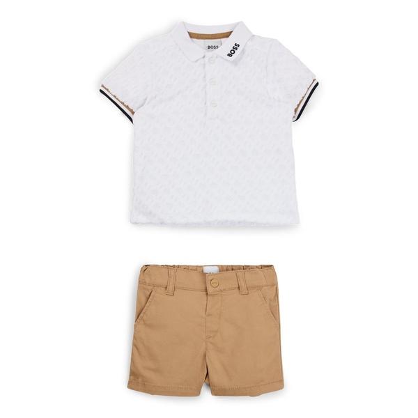 『タイムセール実施中』ZOZO問い合わせ番号:94028832ショップ:HUGO BOSS，ヒューゴボスブランド:BOSS，ボス，HUGO BOSS，ヒューゴボス商品名:ギフトボックスセット ベビー ポロシャツ＆ショートパンツカテゴリ:トッ...