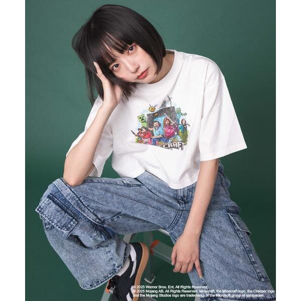 tシャツ 半袖 ∴WEGO/マインクラフト/ザ・ムービー ショートT レディース