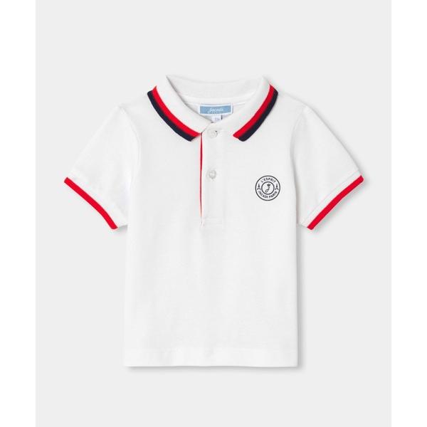 『セール実施中』ZOZO問い合わせ番号:94060843ショップ:jacadi，ジャカディブランド:jacadi，ジャカディ商品名:ロゴ入り半袖ポロシャツカテゴリ:トップス>ポロシャツブランド品番:3603653360049素材:コッ...