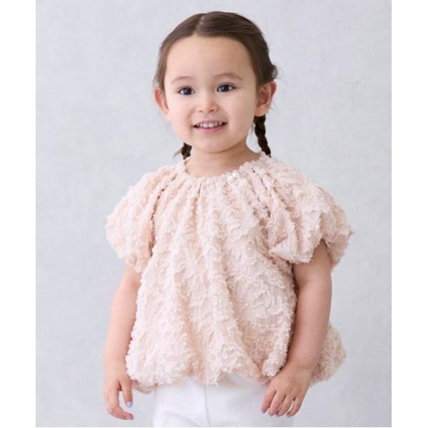 『セール実施中』ZOZO問い合わせ番号:94061387ショップ:petit main，プティマインブランド:petit main，プティマイン商品名:【リンク】ジャガードバルーンブラウス(キッズ)カテゴリ:トップス>シャツ/ブラウス...