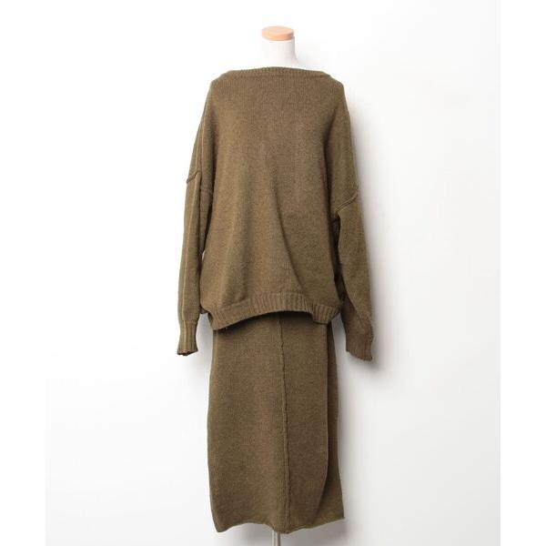 『タイムセール実施中』参考価格：8，250円発売時期：2020年10月コンディション：A（使用感なし）数回使用した程度で使用感が感じられないアイテム参考商品名：2020 A/W バックギャザーニットセットアップ(ラウンドネックオーバーサイズ...