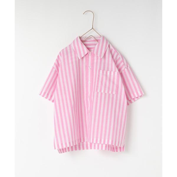 『タイムセール実施中』ZOZO問い合わせ番号:94116791ショップ:LOWRYS FARM，ローリーズファームブランド:LOWRYS FARM，ローリーズファーム商品名:ストライプシャツ　495480カテゴリ:トップス>シャツ/ブ...
